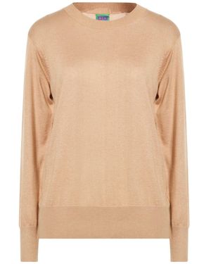 OOON CASHMERE Jumper Silk, Cashmere - Natural