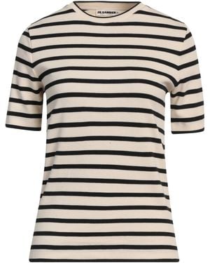 Jil Sander Ivory Jumper Cotton - Black