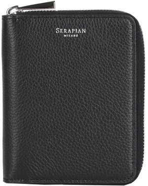 Serapian Wallet Calfskin - Black
