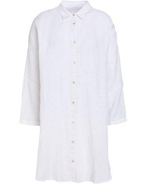 120% Lino Shirt Linen - White