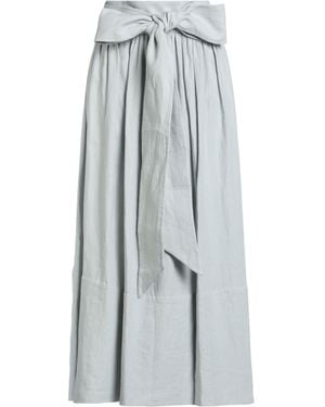 Eleventy Light Maxi Skirt Linen - Blue