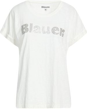 Blauer T-Shirts - White