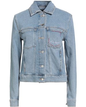 KARL LAGERFELD Denim Outerwear Cotton, Elastane - Blue