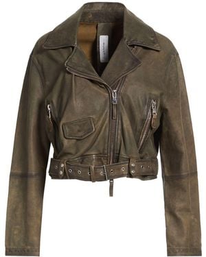 Bully Military Jacket Leather - Brown