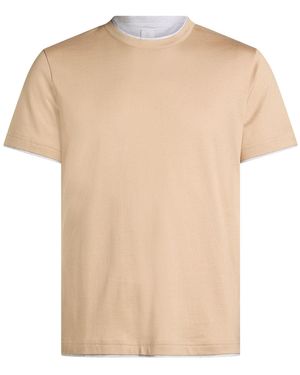 Eleventy Platinum T-Shirt Cotton - Natural