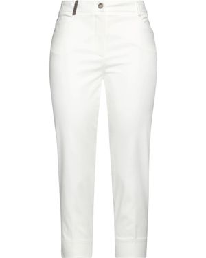 Peserico Trousers - White