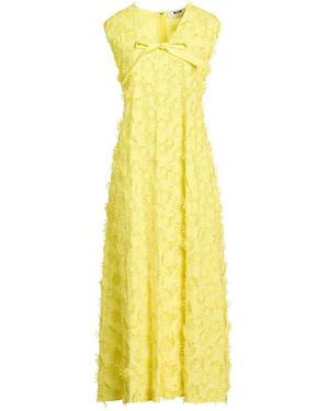 MSGM Maxi Dresses - Yellow