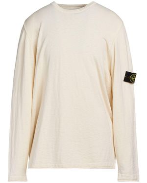 Stone Island Sweater Cotton, Polyamide - Natural