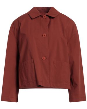 Niu Rust Jacket Cotton, Elastane - Red