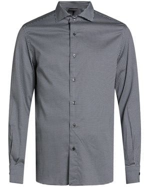 Emporio Armani Shirt Cotton, Elastane - Grey