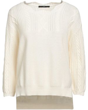 High Pullover - Weiß