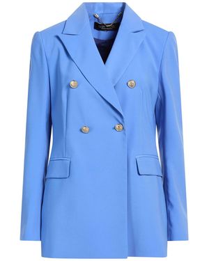 Nora Barth Blazer Acrylic, Silk - Blue