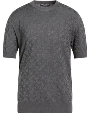 Dolce & Gabbana Jumper Silk - Grey