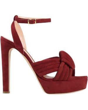 Rupert Sanderson Sandals Leather - Red