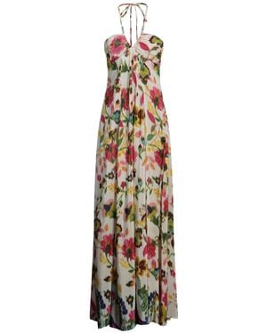 Anjuna Ivory Maxi Dress Viscose - White