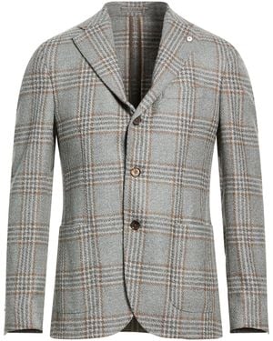 L.B.M. 1911 Blazer Virgin Wool, Polyester - Gray