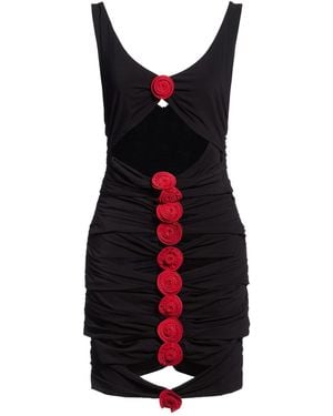 Magda Butrym Mini Dress Viscose, Elastane - Black