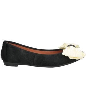 Ras Ballet Flats Leather - Black