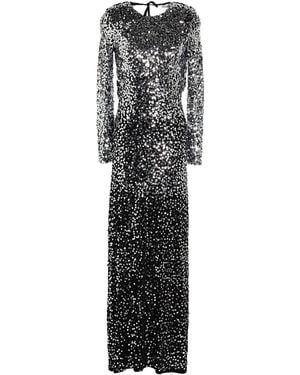 Rabanne Maxi Dress Cupro, Elastane - Metallic