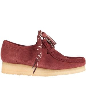 Clarks Schnürschuh - Rot