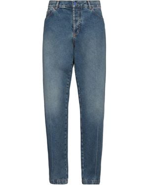 Marcelo Burlon Pantalon en jean - Bleu