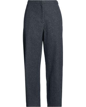 Jil Sander Charcoal Trousers Virgin Wool - Blue