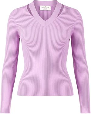 Rebel Queen Lilac Jumper Viscose, Polyamide - Purple
