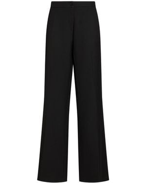 Elena Miro Pants Polyester, Viscose, Wool, Elastane - Black