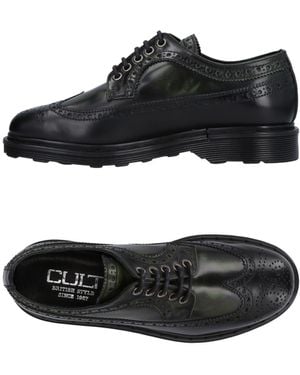 Cult Lace-Up Shoes Soft Leather - Black