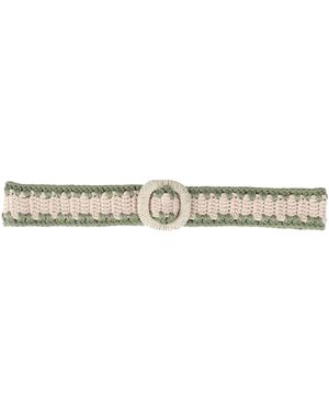 Fedeli Belt Cotton, Silk - White
