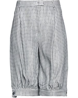 Emporio Armani Midnight Shorts & Bermuda Shorts Viscose, Linen - Grey