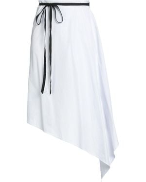 Ann Demeulemeester Midi-Rock - Weiß