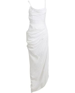 Jacquemus Vestido Largo - Blanco