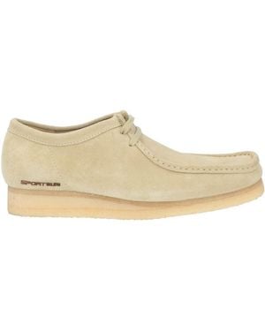 Clarks Lace-Up Shoes Leather - White