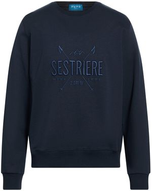 Fefe Sweatshirt Cotton, Elastane - Blue