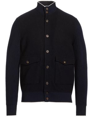 Eleventy Midnight Jacket Wool - Blue