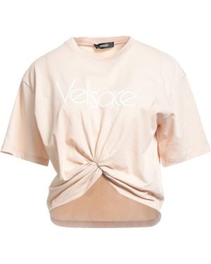 Versace T-Shirt Cotton, Polyethylene, Elastane - Natural