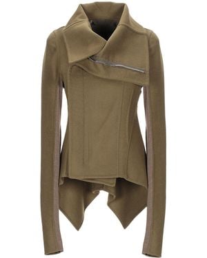 Rick Owens Military Jacket Virgin Wool, Polyamide - Green
