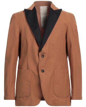 Messagerie Blazer Cotton, Linen, Polyester - Brown