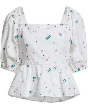 Barbour Top Cotton - White