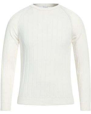 Eleventy Ivory Jumper Cotton - White