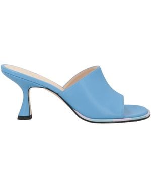 Wandler Sandals Lambskin - Blue