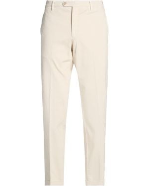 Fedeli Trousers Cotton, Cashmere, Elastane - Natural
