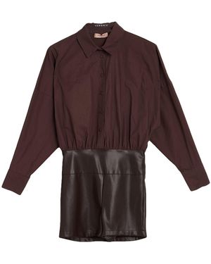 Twinset Playsuit Polyester, Cotton - Brown