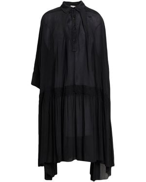 ALESSIA SANTI Midi Dress Viscose, Silk - Black