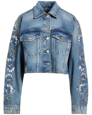 Maje Denim Outerwear Cotton - Blue