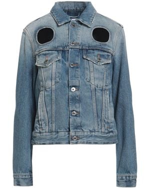 Off-White c/o Virgil Abloh Manteau En Jean - Bleu