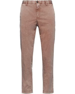 White Sand Trousers Cotton, Elastane - Natural
