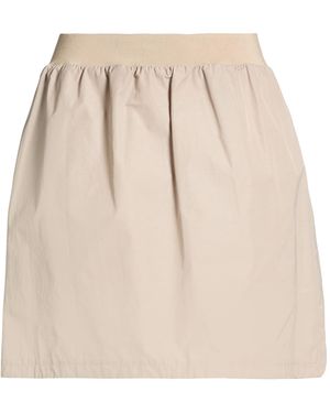 Hevò Mini Skirt Polyester, Cotton - Natural
