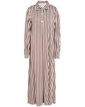 Shirtaporter Maxi Dress Viscose, Elastane - Natural